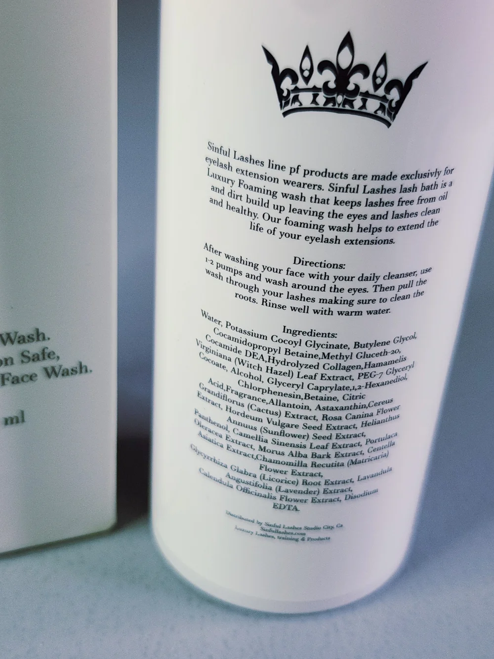 Botanical Lash Bath Foaming Lash Cleanser